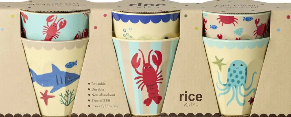 Børn RICE KIDS Børneglas Og Kopper|Børneglas Og Kopper > Kop 6 stk. 25 cl,