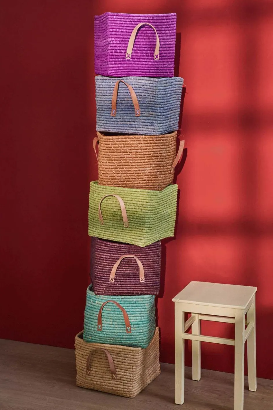 Sale RICE Kurv H25 cm, Lilla