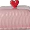 Discount Smørskål 21x17,5 cm, Pink Skåle|Spisestue