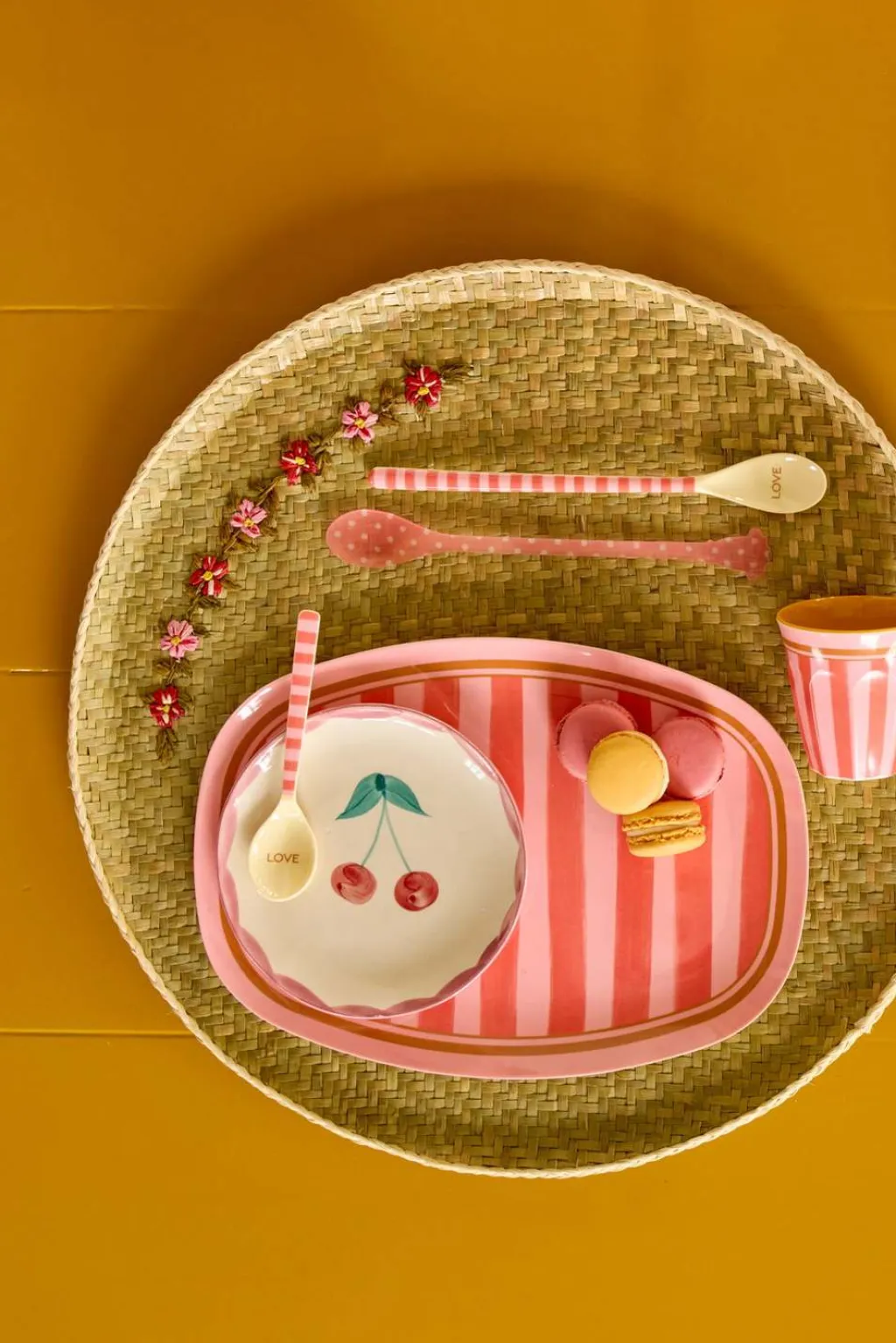 RICE Middagstallerkener > Tallerken 22x30 cm,