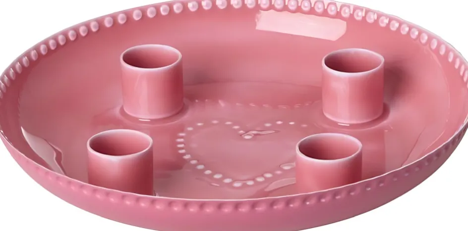 Online RICE Lysestage ?18 cm, Koral