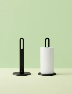 SPIN-IT Køkkenrulleholder H30,5 cm, Sort Køkkenrulleholdere