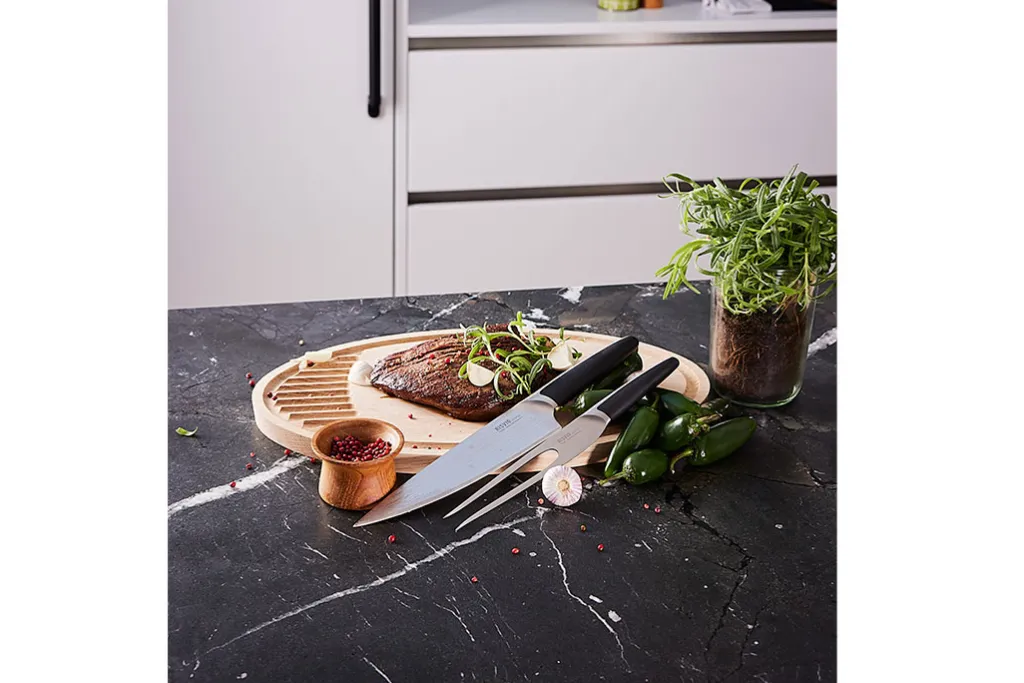 Risvig Design Kokkeknive > Acutus Damaskus Kokkekniv 20 cm