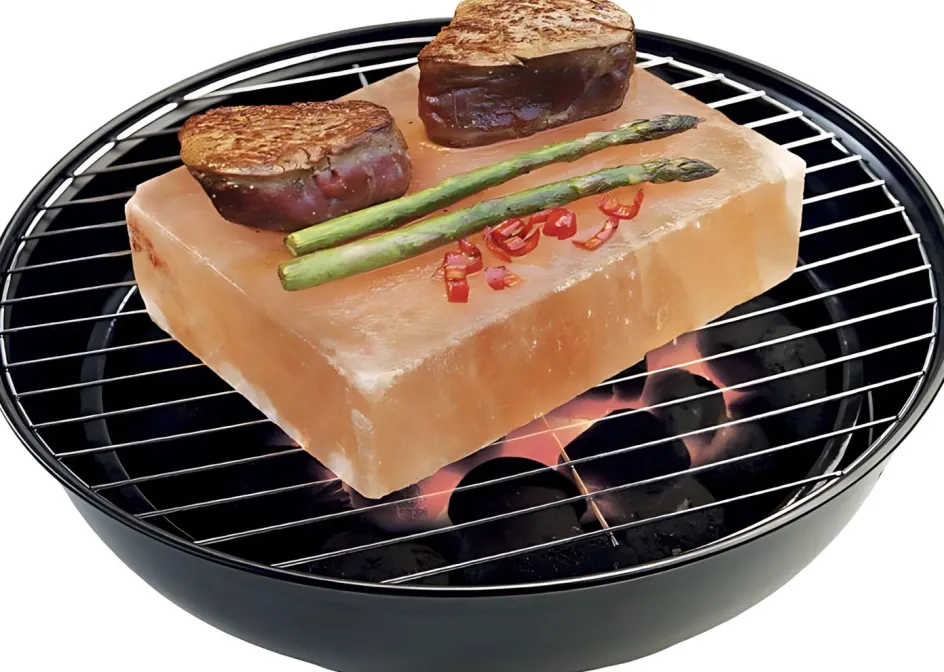 Hot Rivsalt BBQ Pro Saltblok 20x15 cm, Himalaya