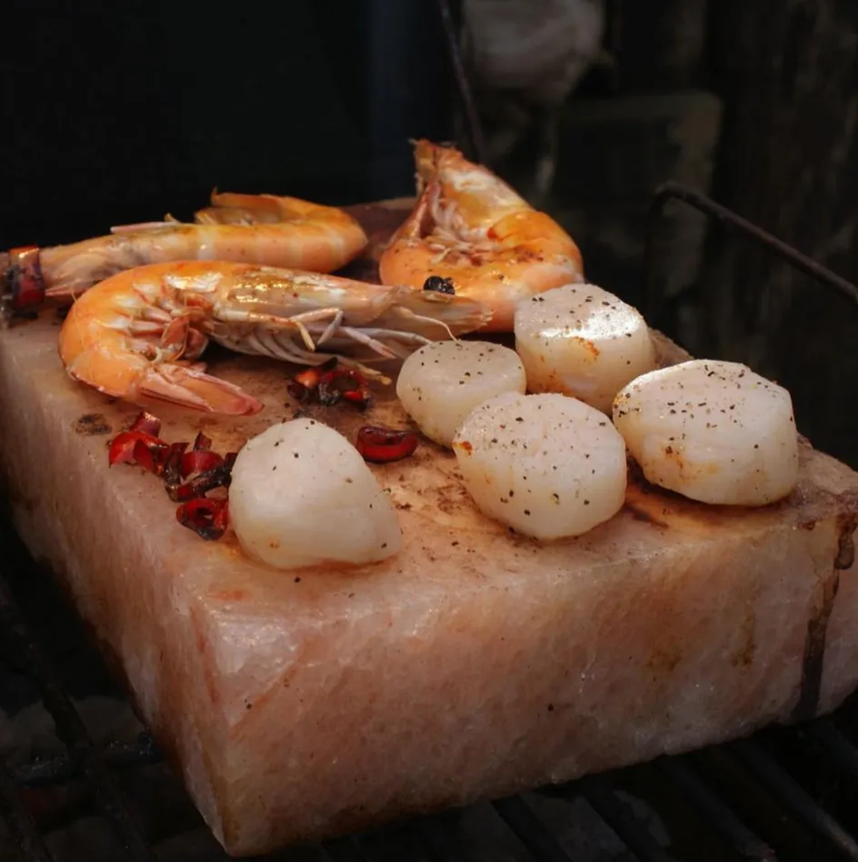 Hot Rivsalt BBQ Pro Saltblok 20x15 cm, Himalaya