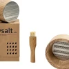 Rivsalt Salt Og Peber|Salt Og Peber > Crush Minikværn H6,6 cm, Rustfrit Stål/Egetræ