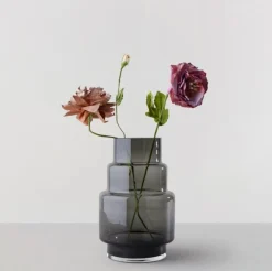 Sale Hurricane Vase no. 69 H31 cm, Smoked Grey Stue|Vaser