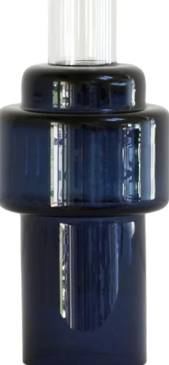 Ro Collection Lysestager > Lysestage no. 55 H15 cm, Indigo Blue
