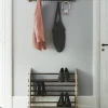 Moodrack Hattehylde 78 cm, Lys Olieret og Mørkbejdset Eg Hylder