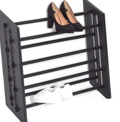 Clearance Roon & Rahn Moodstand Skostativ , Sort Specialmalet Eg