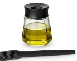 Grand Cru Marinadeglas m. Pensel 25 cl, Sort Dressingflasker, Olie- Og Eddikeflasker|Opbevaring Til Køkkenet