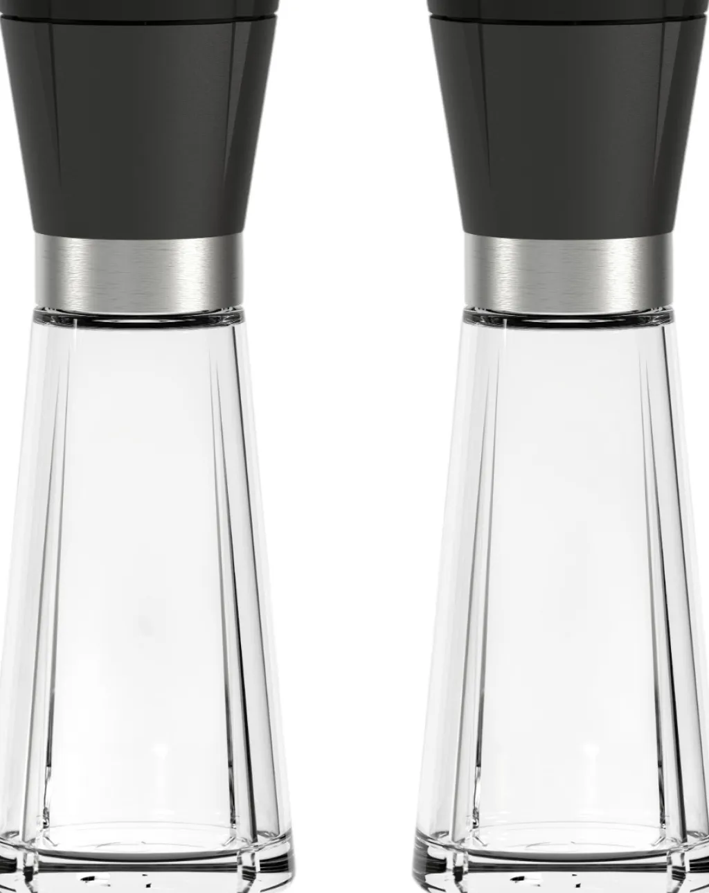 Rosendahl Salt Og Peber|Salt Og Peber > Grand Cru Salt- og Pebersæt 2 stk. H20,5 cm, Sort/Stål