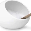 New Saltkar Ø11 cm, Hvid Salt Og Peber|Salt Og Peber