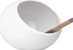 New Saltkar Ø11 cm, Hvid Salt Og Peber|Salt Og Peber