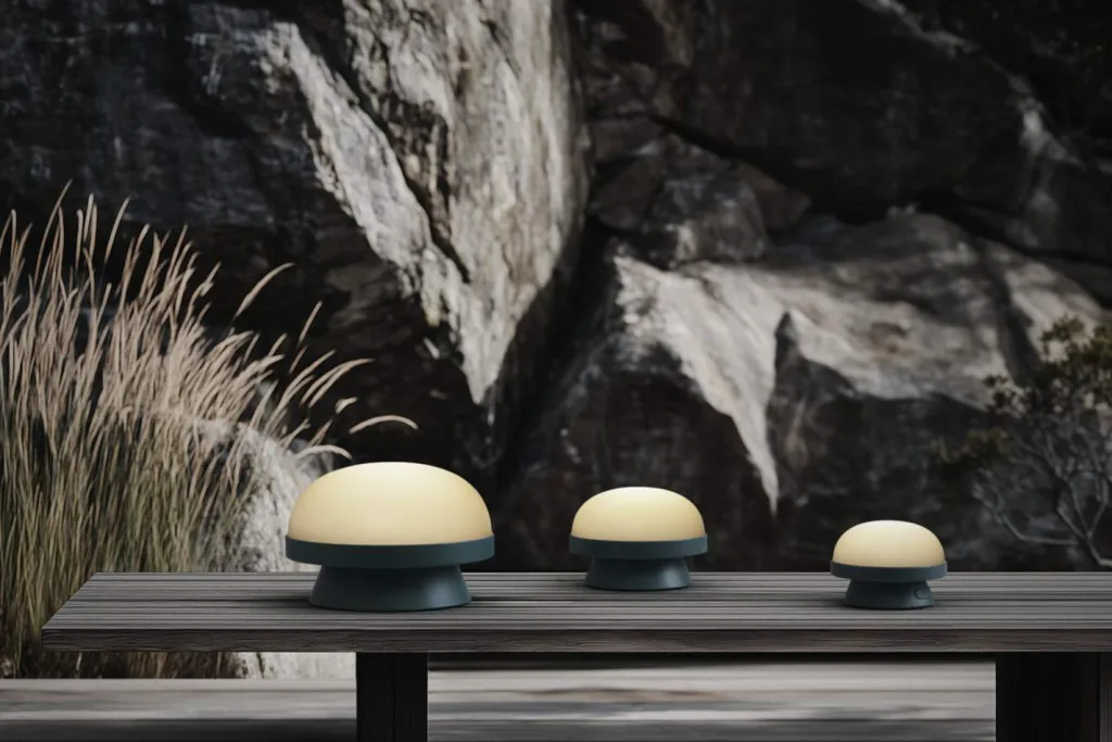 Rosendahl Bordlamper|Lamper Til Haven Og Terrassen > Soft Spot Dots Trådløs Solcelle Lampe , Forest Green