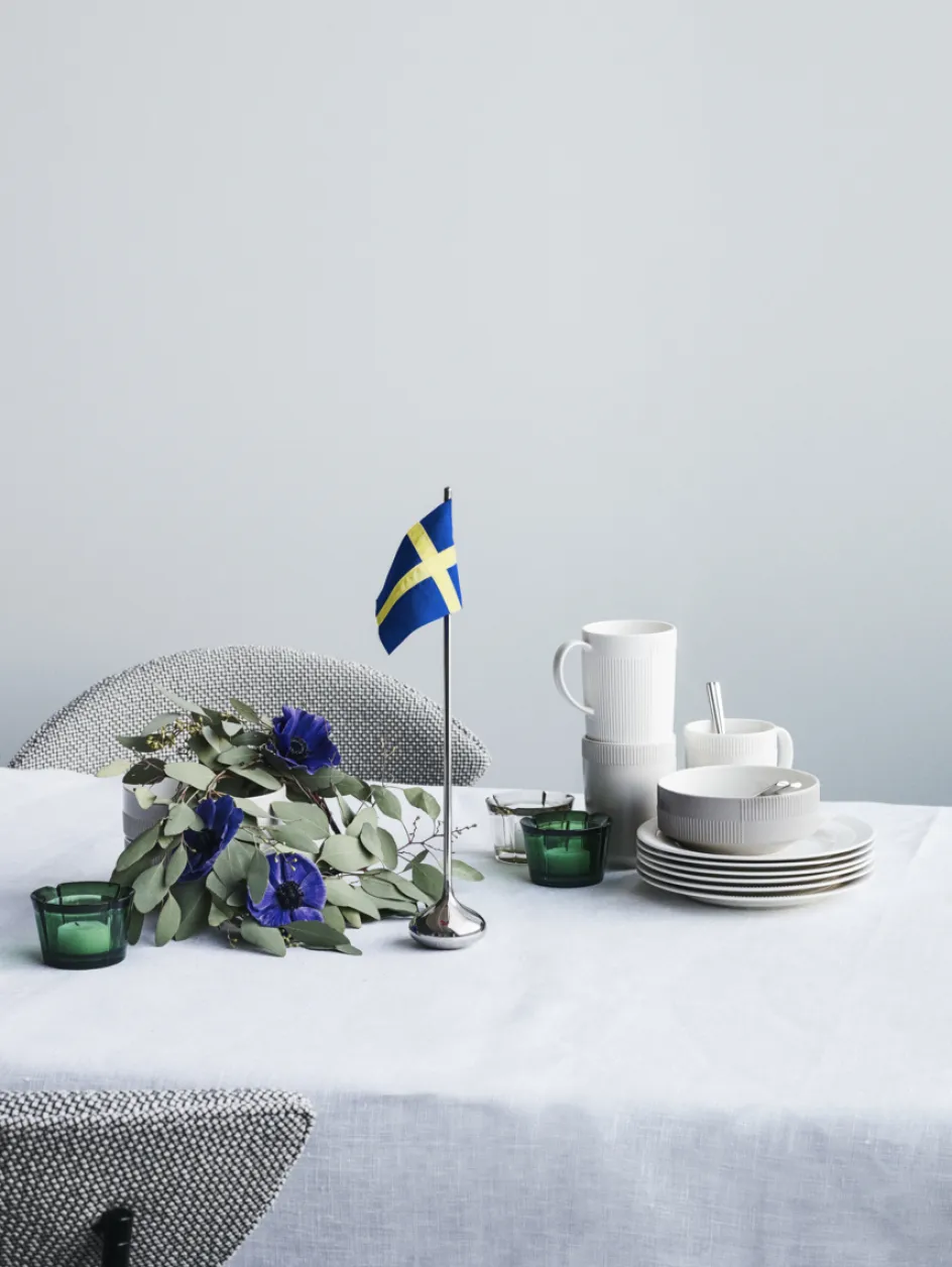 New Rosendahl Svensk Bordflag H35 cm, Stål