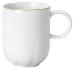 Rosenthal Krus > Sonetto Oro Krus m. Hank 39 cl, Hvid/Guld