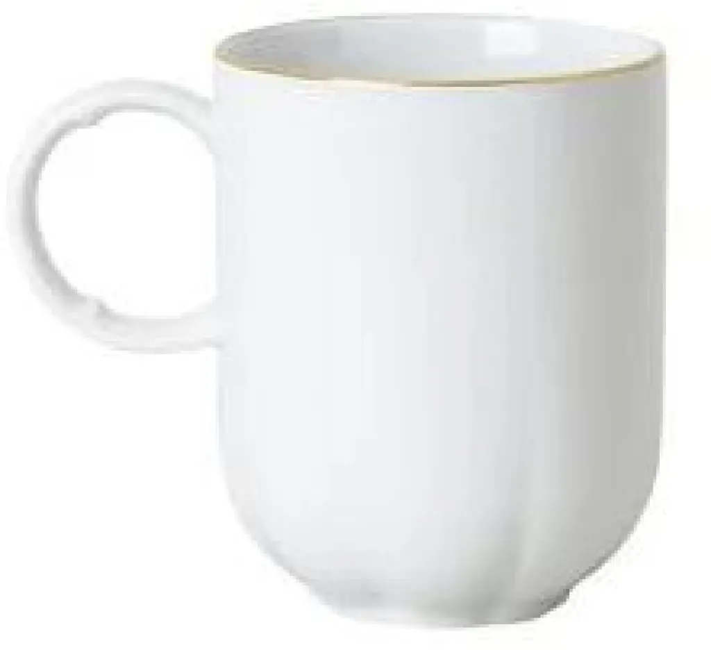 Rosenthal Krus > Sonetto Oro Krus m. Hank 39 cl, Hvid/Guld