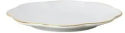 Best Rosenthal Sonetto Oro Tallerken 14,9 cm, Hvid/Guld