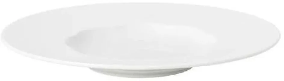 New Rosenthal Sonetto Seta Dyb Tallerken 26,1 cm, Mat Hvid