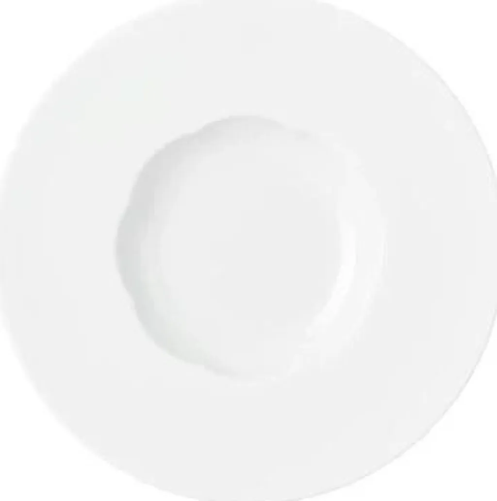 Rosenthal Dybe Tallerkener > Sonetto Seta Dyb Tallerken 22,2 cm, Mat Hvid