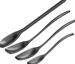 Outlet Rosti Classic Grydeskesæt 4 stk, Sort