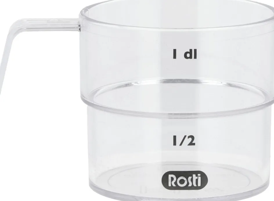 Hot Rosti Mensura Decilitermål 100 ml, Klar