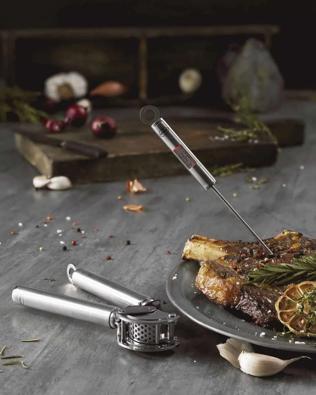 Discount Gourmet Termometer, Stål Uderum|Tilberedning