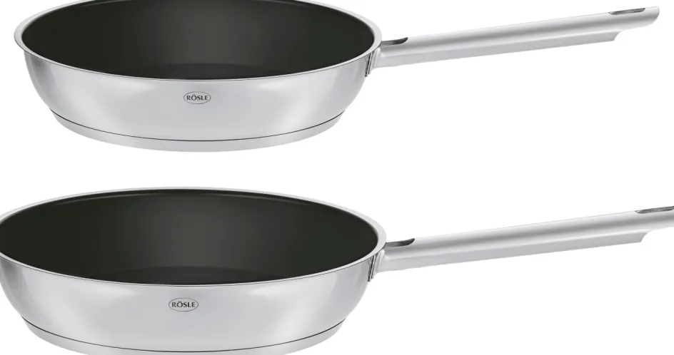 Discount Rösle PureElements Stegepandesæt 2 stk. 20/28 cm