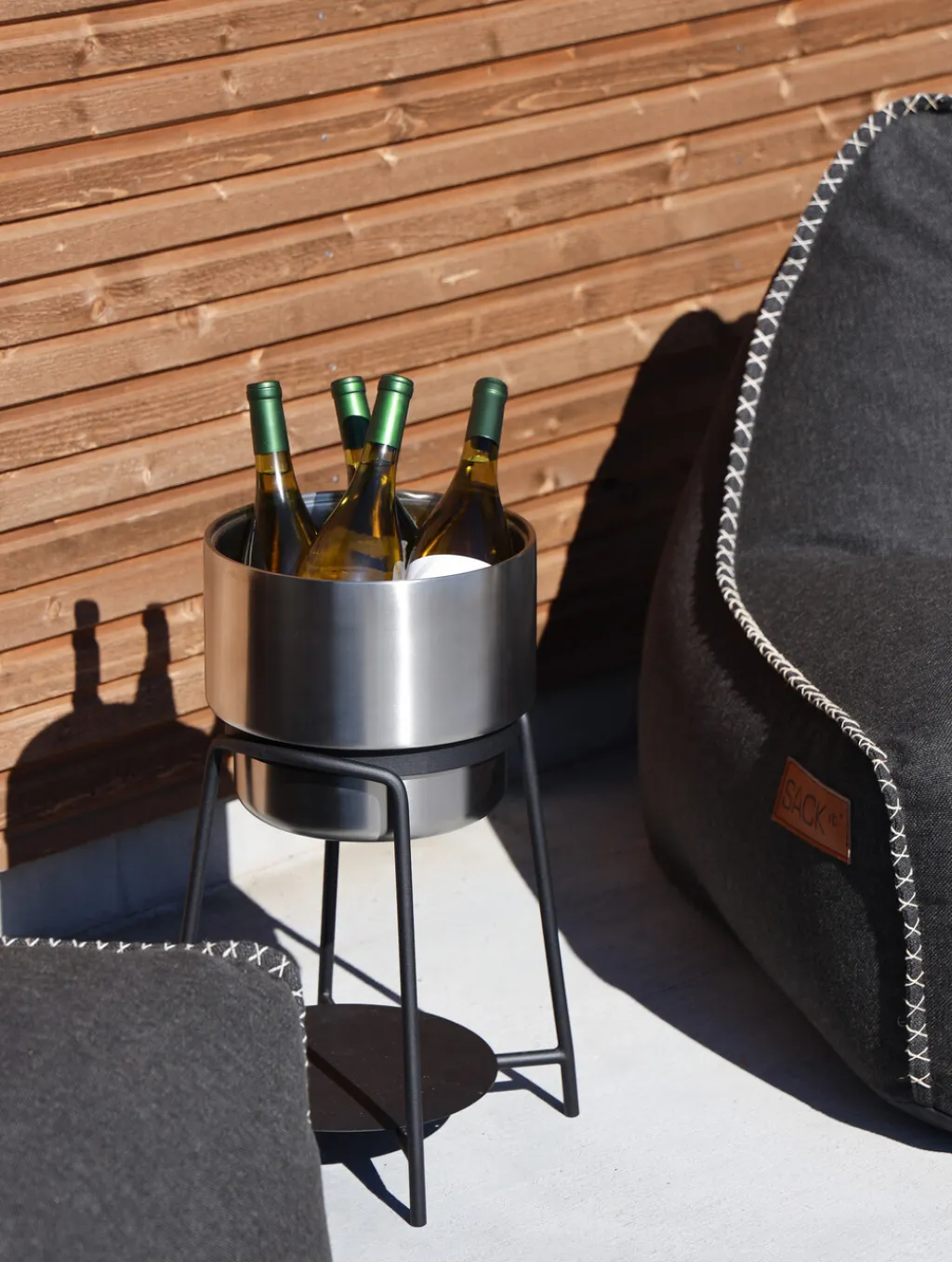 SACKit Champagne- Og Vinkølere > Vinkøler Ø22 cm, Rustfrit Stål