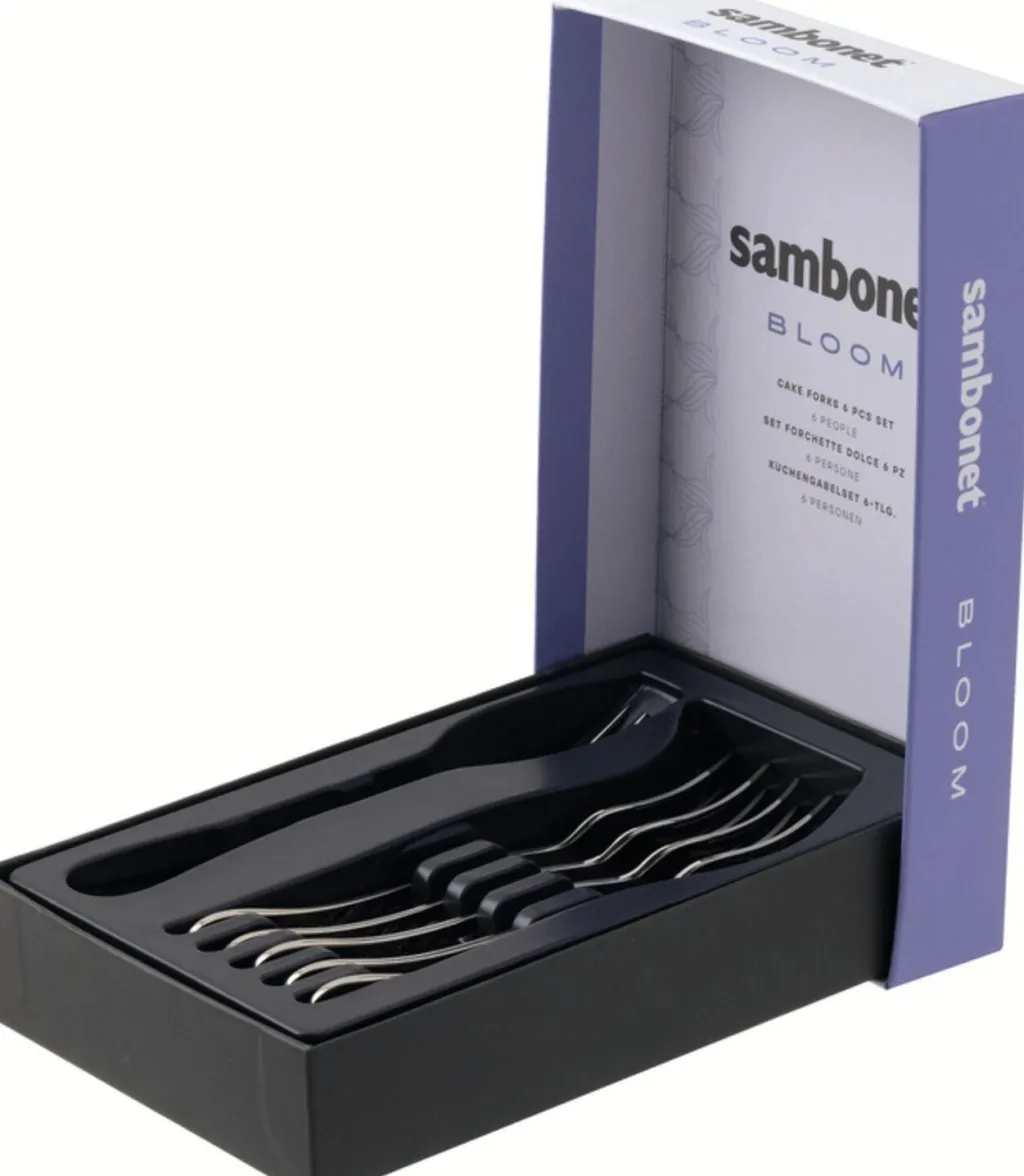 Sambonet Kagegafler > Bloom Kagegaffel 6 stk,
