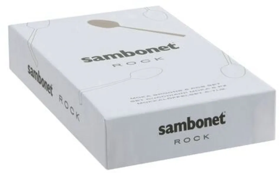 Clearance Sambonet Rock Espressoske 6 stk, Diamond
