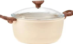 Online Sambonet Rock 'N' Rose Gryde m. Låg 24 cm/4,5 L, Lys Rosa
