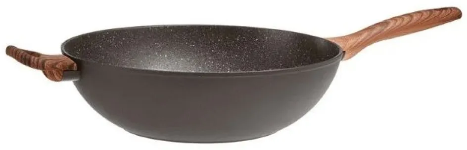 New Sambonet Rock 'N' Rose Wok m. Låg 32 cm, Sort