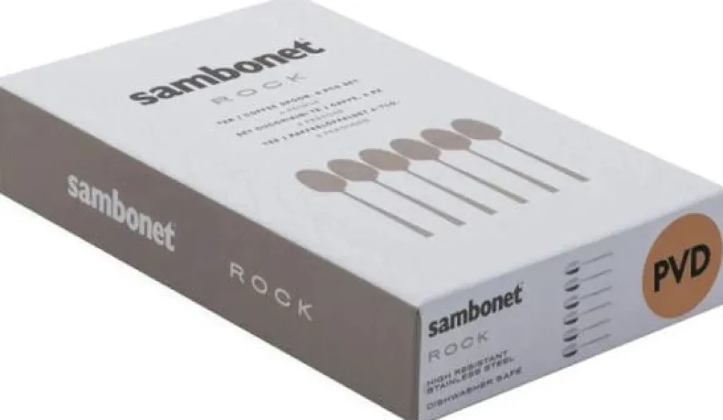 Sambonet Teskeer > Rock Teske 6 stk,