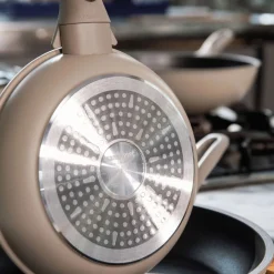 Hot Sambonet Silver Force Stegepande , Beige/Grå