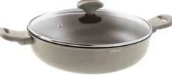 Discount Silver Force Wok 28 cm, Beige/Grå Pander
