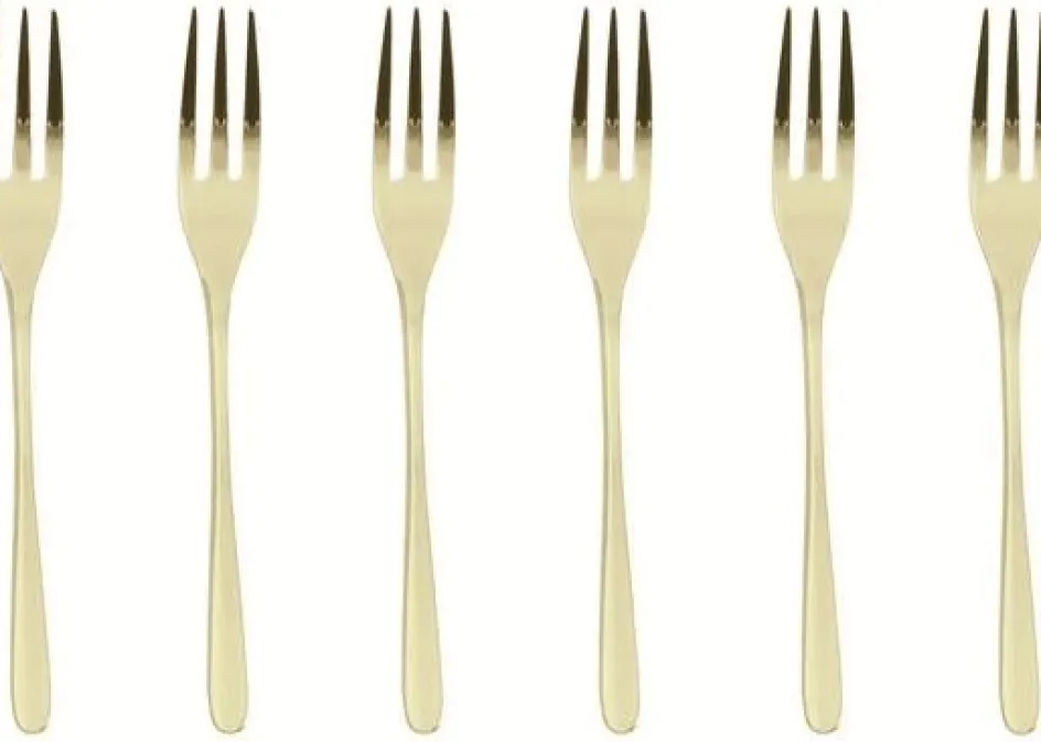 Online Sambonet Taste Kagegaffel 6 stk, Champagne