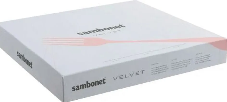 Discount Sambonet Velvet Bestiksæt , Rustfrit Stål