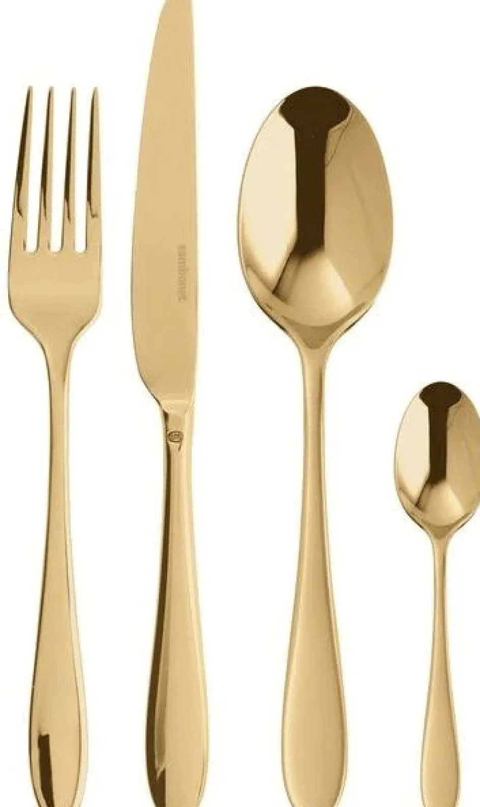 Hot Sambonet Velvet Bestiksæt , Guld
