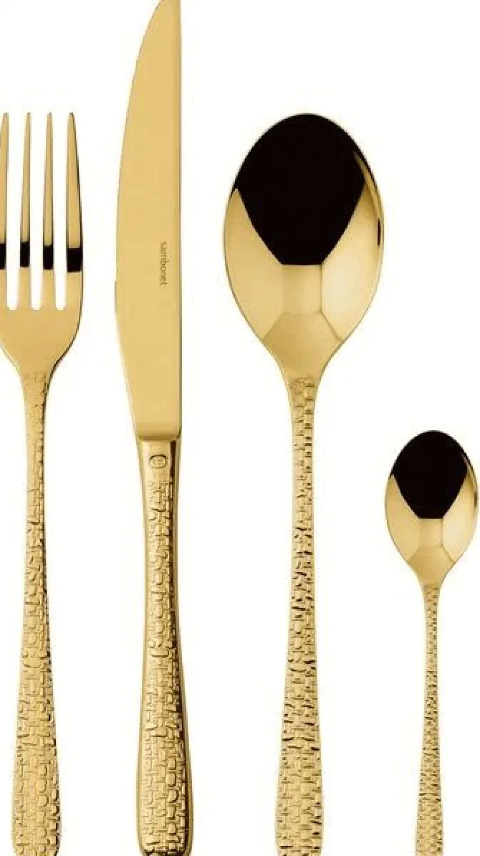 Clearance Sambonet Venezia Bestiksæt , Guld