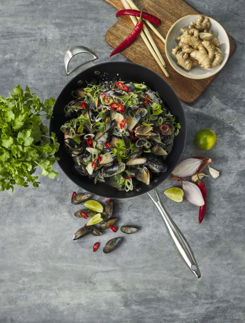 Outlet CTX Wok m. Non-stick Belægning 32 cm Pander