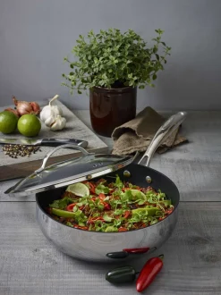 Scanpan Pander > HaptIQ Sauteuse m. Non-stick Belægning og Låg 26 cm/3,7 L