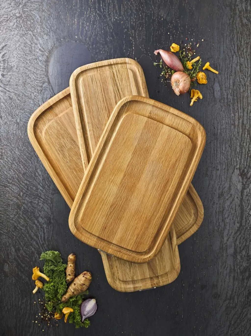 Scanpan Skærebrætter Og Serveringsbrætter > Maitre D Skærebræt 49,5x30cm, Eg