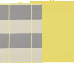 Best Södahl Blocks Viskestykke 2 stk. 50x70 cm, Gul