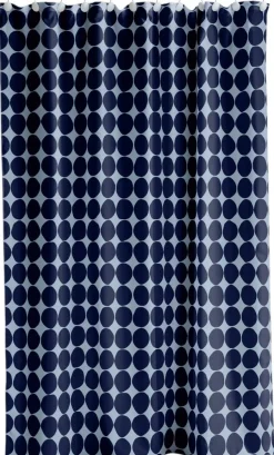 Södahl Bubbles Badeforhæng 180x200 cm, Linen Blue