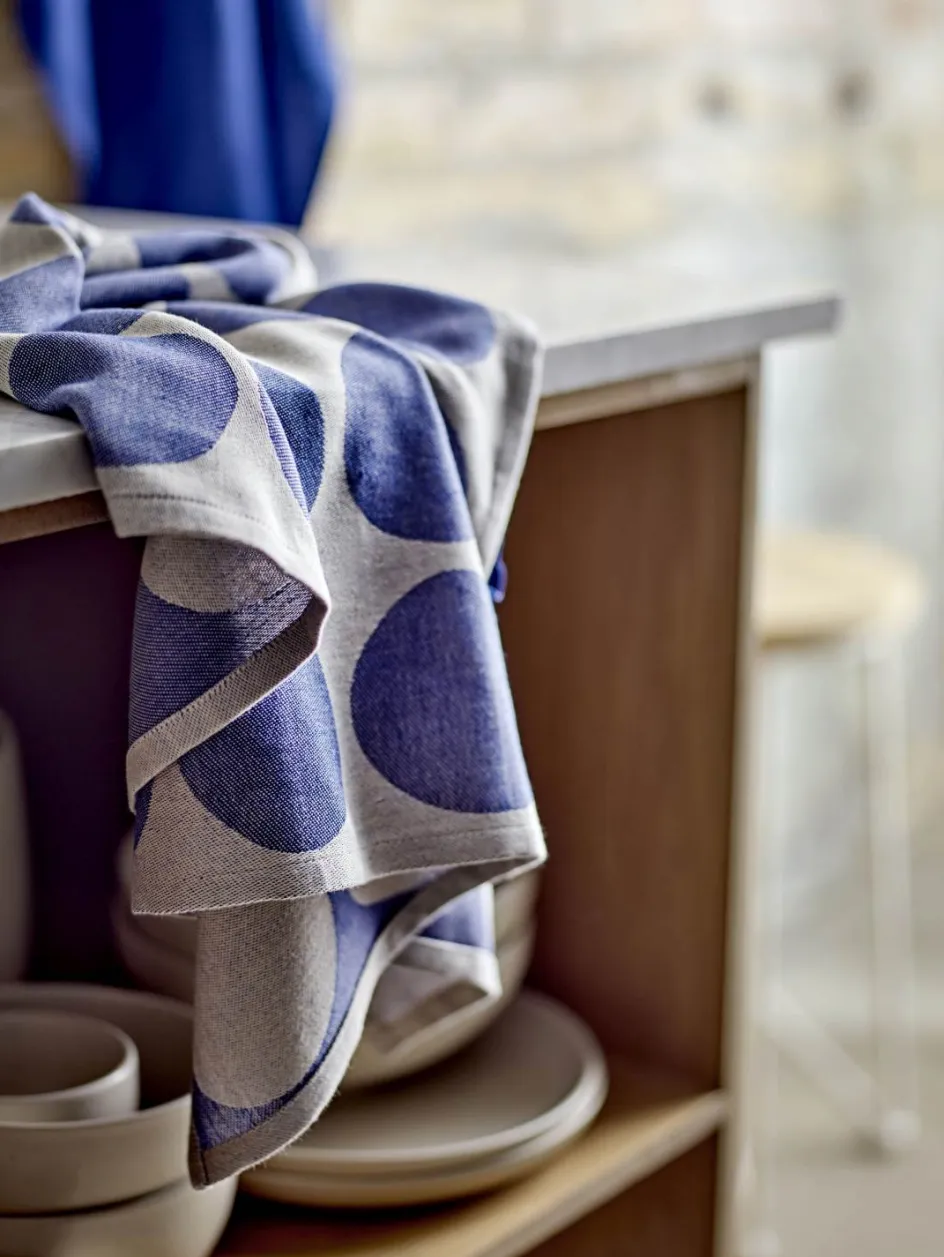 Discount Södahl Bubbles Viskestykke 2 stk. 50x70 cm, Royal Blue