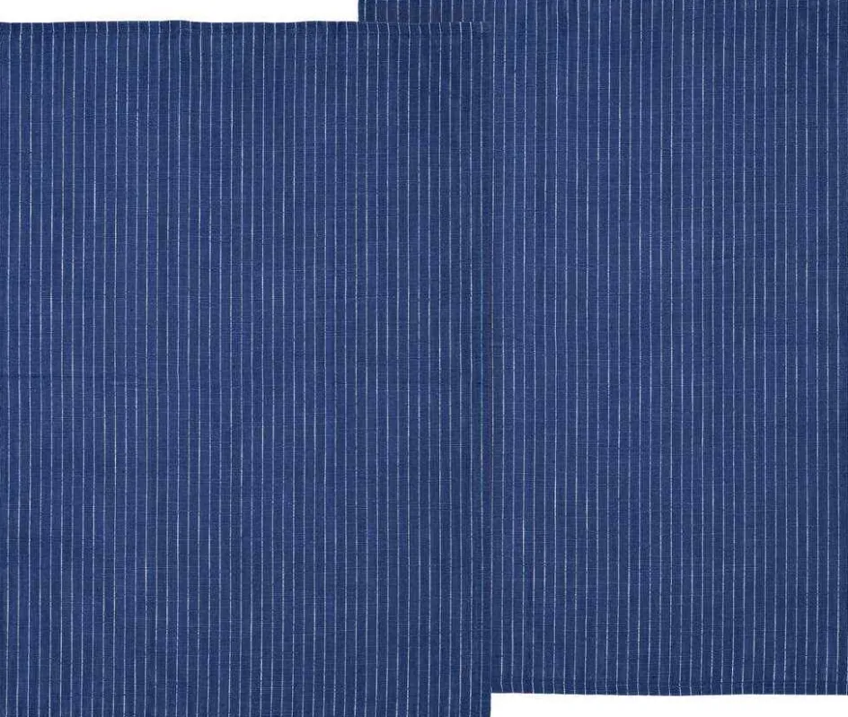 Outlet Södahl Line Viskestykke 2 stk. 50x70 cm, Royal Blue