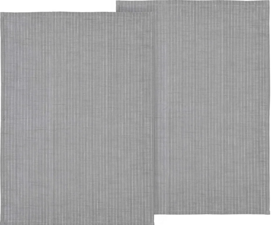 Södahl Line Viskestykke 2 stk. 50x70 cm, Stone Grey