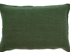 New Södahl Linen Pude 40x60 cm, Forest Green